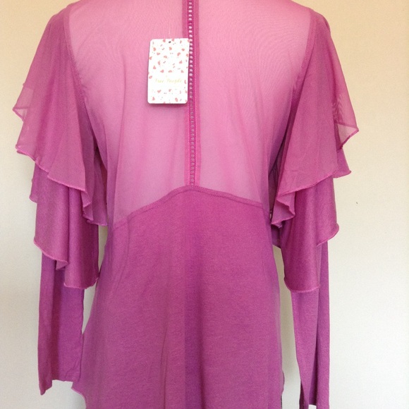 Free People Embroidered Ruffled Top - Picture 2 of 5